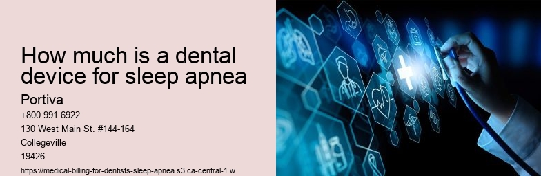 how much is a dental device for sleep apnea